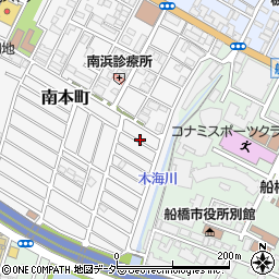 千葉県船橋市南本町38周辺の地図