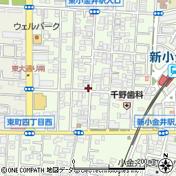 東京都小金井市東町4丁目16-1周辺の地図