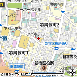 東京都新宿区歌舞伎町2丁目26-3周辺の地図