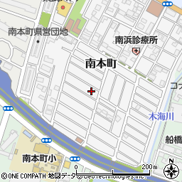 千葉県船橋市南本町27-22周辺の地図