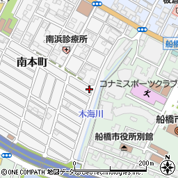 千葉県船橋市南本町38-22周辺の地図