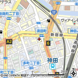 レオンズコーヒー 神田周辺の地図