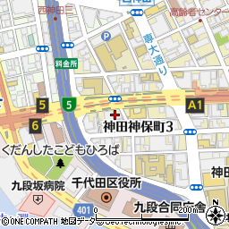 東京リスマチック株式会社　ＭＡＣ・ＷＩＮ部門九段センター周辺の地図