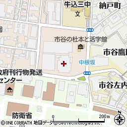 ＤＮＰ市谷加賀町ビル周辺の地図