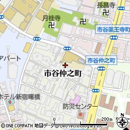 東京都新宿区市谷仲之町4周辺の地図