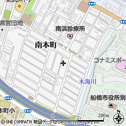 千葉県船橋市南本町36-29周辺の地図