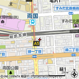 パークジャパン墨田緑第１駐車場周辺の地図