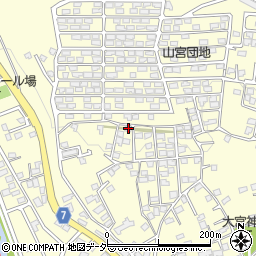 山梨県甲府市山宮町2713周辺の地図
