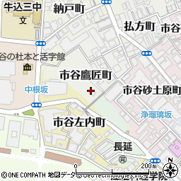 東京都新宿区市谷鷹匠町8周辺の地図