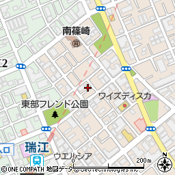 東京都江戸川区南篠崎町3丁目18-5周辺の地図