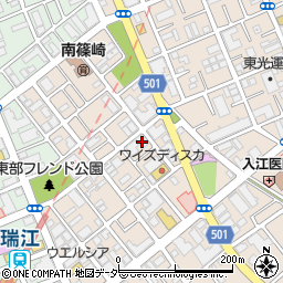 東京都江戸川区南篠崎町3丁目21-5周辺の地図