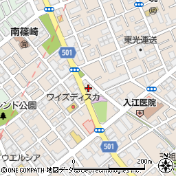 東京都江戸川区南篠崎町3丁目27-2周辺の地図