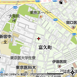 東京都新宿区富久町40周辺の地図