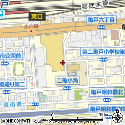 東京都江東区亀戸6丁目周辺の地図