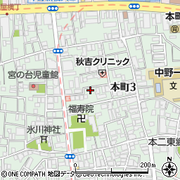 神宮荘周辺の地図