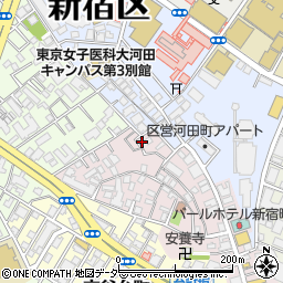 サニーコーポ曙橋周辺の地図