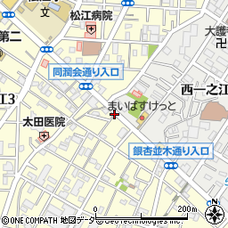 松江周辺の地図
