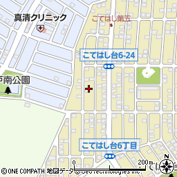 千葉県千葉市花見川区こてはし台6丁目43周辺の地図