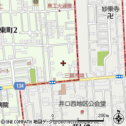 東京都小金井市東町2丁目1周辺の地図