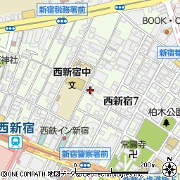西新宿ワイビル周辺の地図