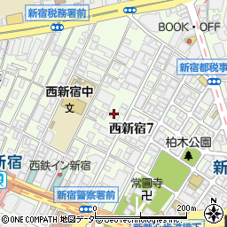 新宿教育会館周辺の地図