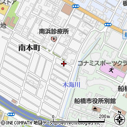 千葉県船橋市南本町38-19周辺の地図