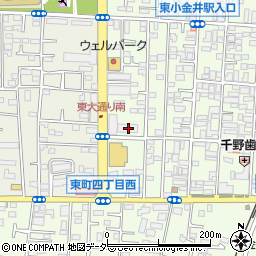 東京都小金井市東町4丁目13-6周辺の地図