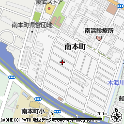 千葉県船橋市南本町27周辺の地図