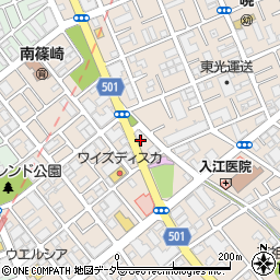 東京都江戸川区南篠崎町3丁目27-3周辺の地図
