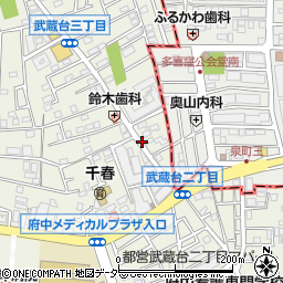 奈良橋通南周辺の地図