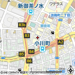 東京都千代田区神田淡路町1丁目17周辺の地図