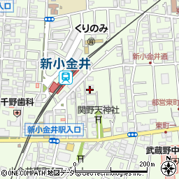 東京都小金井市東町4丁目1-10周辺の地図