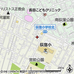 メゾンフローラＢ周辺の地図