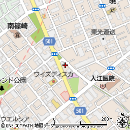 東京都江戸川区南篠崎町3丁目27周辺の地図