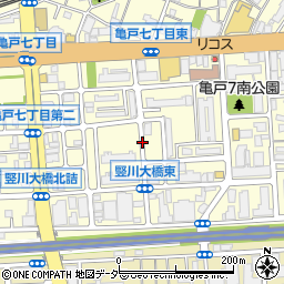東京都江東区亀戸7丁目周辺の地図