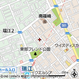 東京都江戸川区南篠崎町3丁目9-6周辺の地図