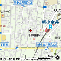 東京都小金井市東町4丁目20-6周辺の地図
