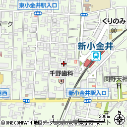 東京都小金井市東町4丁目20-21周辺の地図