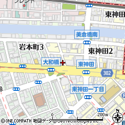 東京都千代田区東神田2丁目1-10周辺の地図