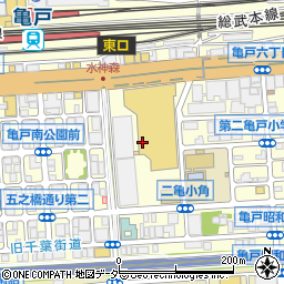サイクルベースあさひ　亀戸店周辺の地図