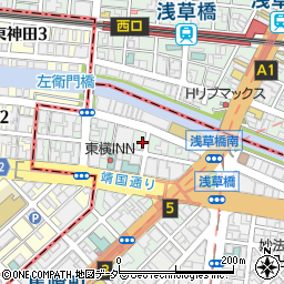 東京都中央区日本橋馬喰町2丁目周辺の地図