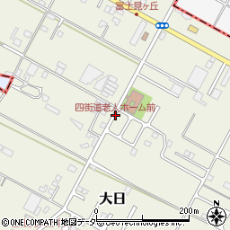 四街道老人ホーム前周辺の地図