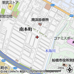 千葉県船橋市南本町36-33周辺の地図