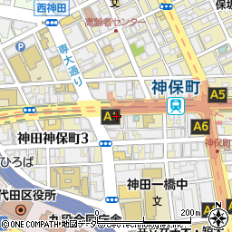 都営地下鉄・東京都交通局　新宿線神保町駅周辺の地図