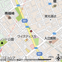 東京都江戸川区南篠崎町3丁目27-5周辺の地図