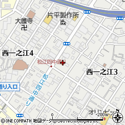 セブンイレブン江戸川西一之江３丁目店周辺の地図