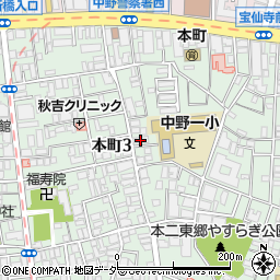 日神デュオステージ中野坂上周辺の地図