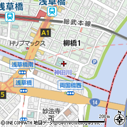 株式会社東京文具共和会館周辺の地図