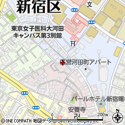 東京都新宿区住吉町15-20周辺の地図