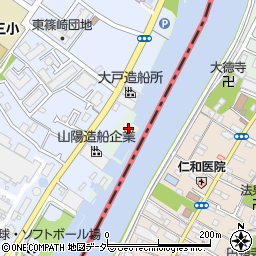 東京都江戸川区東篠崎町周辺の地図